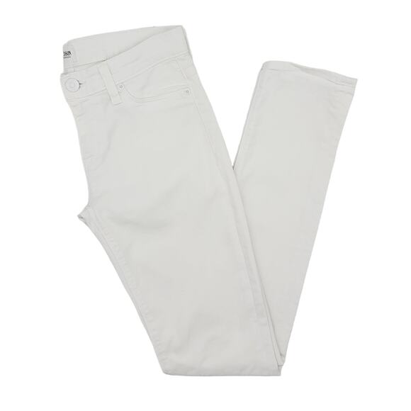 Revolve Hudson Colette White Midrise Skinny Jeans - Size 26 - Picture 3 of 9